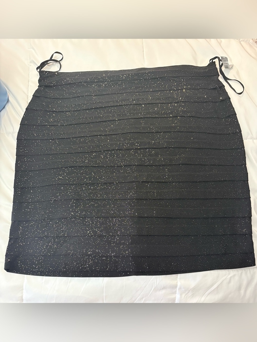 NEW with tags Black Glitter Bandage glitter Skirt - size 18w